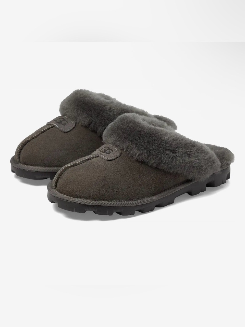 UGG Womens Coquette Slipper, Gray W/5125, Authentic NIB